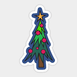 Christmas Tree Sticker